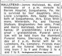 Hallstead, James